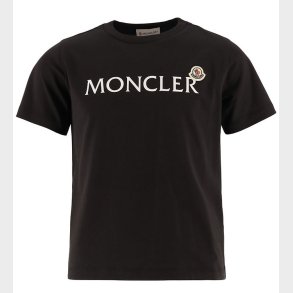Moncler T-shirt - Sort m. Logo