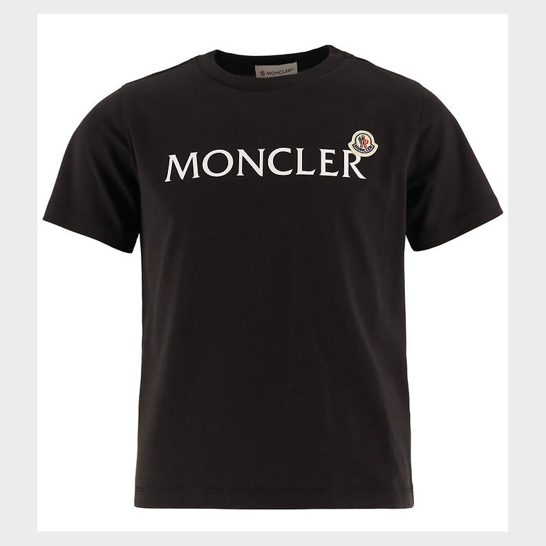 Moncler T-shirt - Sort m. Logo