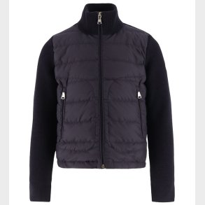 Moncler Cardigan - Uld/Dun - Navy