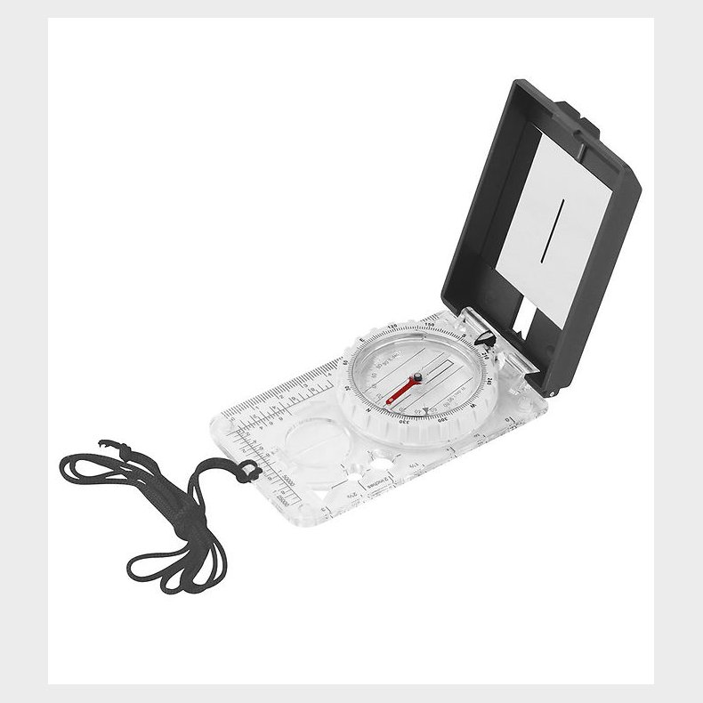 Easy Camp Kortkompas m. Spejl - Sort