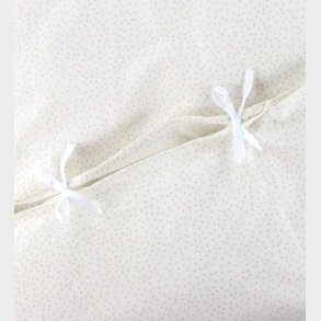 N�rgaard Madsens Senget�j - Baby - Off White m. Beige Prikker