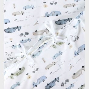 Nrgaard Madsens Sengetj - Voksen - Hvid m. Gamle Biler