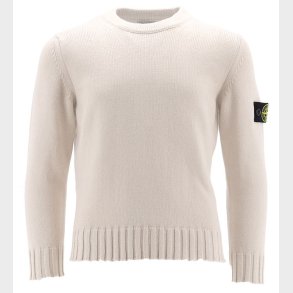 Stone Island Bluse - Uld - Natural White