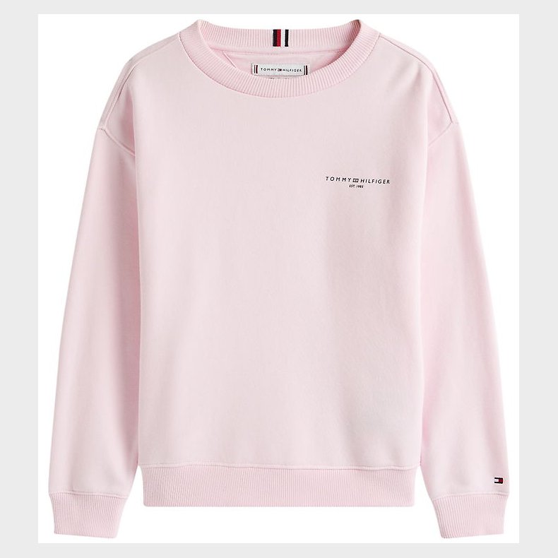 Tommy Hilfiger Sweatshirt - Mini Corp - Light Pink