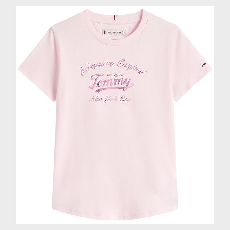 Tommy Hilfiger T-shirt - Tommy Script - Light Pink