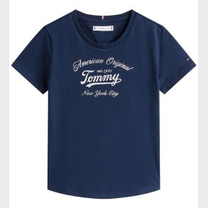 Tommy Hilfiger T-shirt - Tommy Script - Dark Night Navy