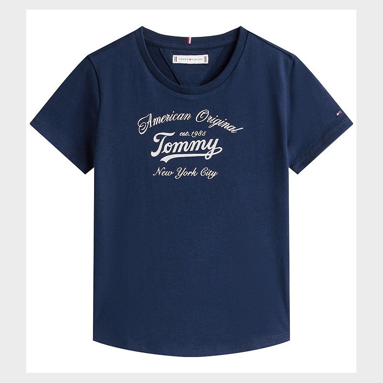 Tommy Hilfiger T-shirt - Tommy Script - Dark Night Navy