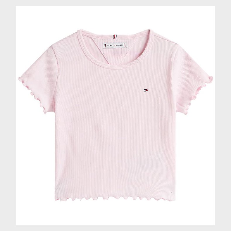 Tommy Hilfiger T-shirt - Rib - Light Pink