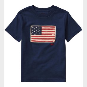 Polo Ralph Lauren T-shirt - Navy m. Flag