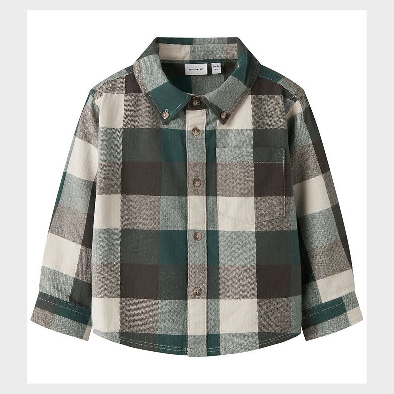 Name It Overshirt - NmmLarry - Turkish Coffee