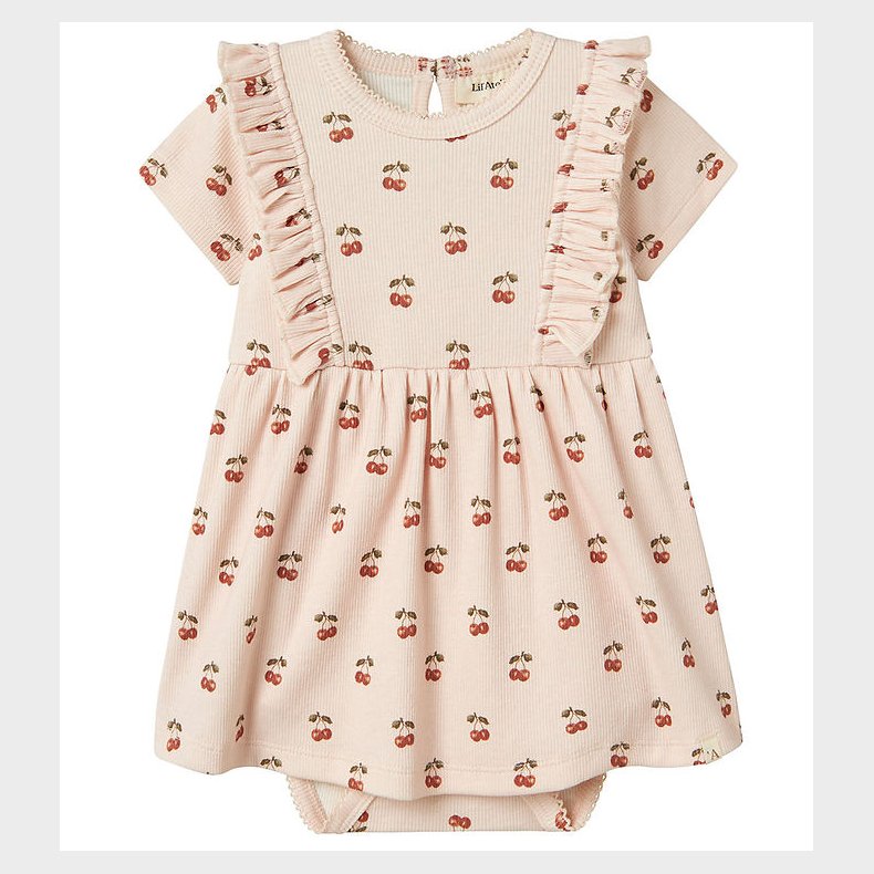 Lil' Aterlier Kjole - Rib - NbfLavo - Silver Peony