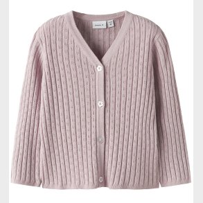 Name It Cardigan - Strik -NbfKind - Burnished Lilac