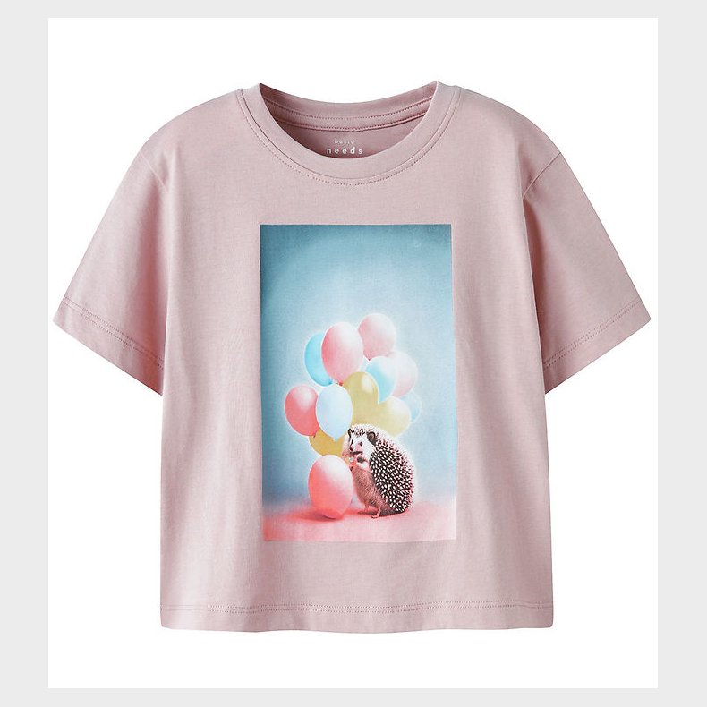 Name It T-shirt - NmfVotea - Lilac/Hegdehog