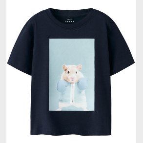 Name It T-shirt - NmmVoto - Navy Blue/Boxing Hamster