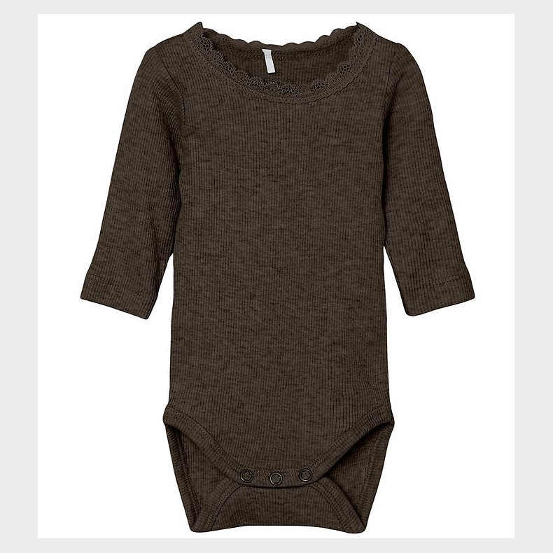 Name It Body l/� - Rib - NbfKab - Delicioso/Melange