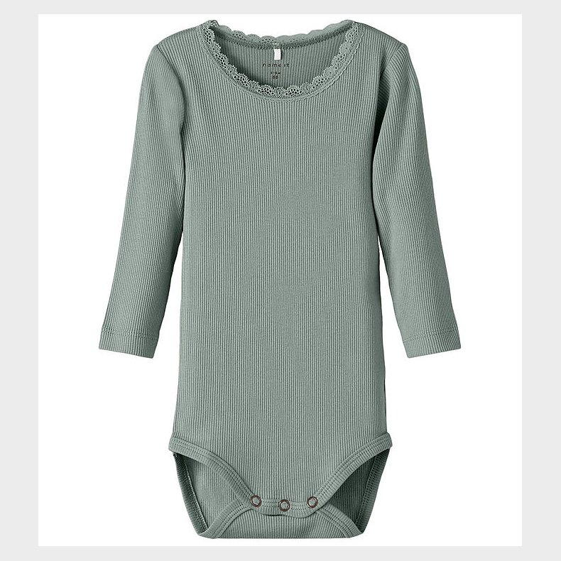 Name It Body l/� - Rib - NkfKab - Slate Gray