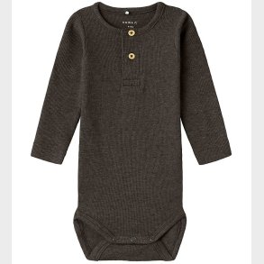 Name It Body l/� - Rib - NbmKab - Delicioso/Melange