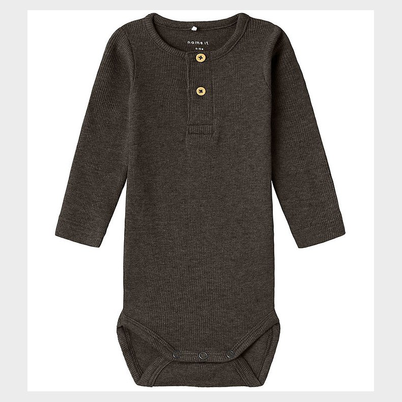 Name It Body l/� - Rib - NbmKab - Delicioso/Melange