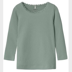 Name It Bluse - Noos - Rib - Nmfkab - Slate Gray
