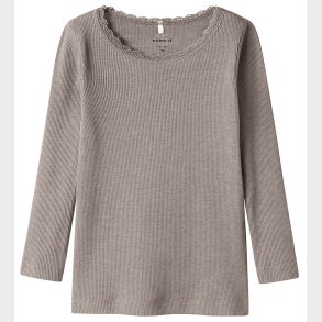 Name It Bluse - Noos - Rib - NmfKab - Satellite Melange