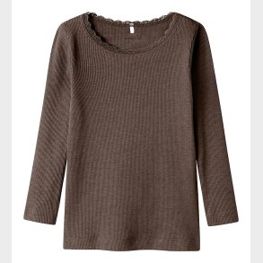Name It Bluse - Noos - Rib - NmfKab - Delicioso Melange