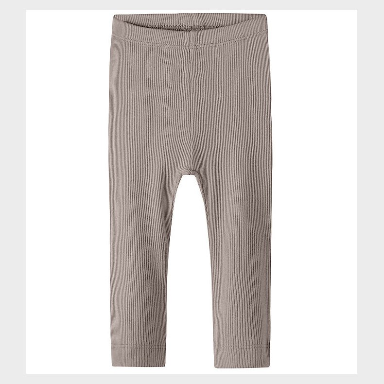 Name It Leggings - Noos - Rib - NbnKab - Satellite Melange