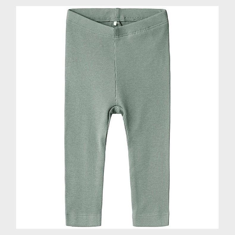 Name It Leggings - Noos - Rib - NbnKab - Slate Gray
