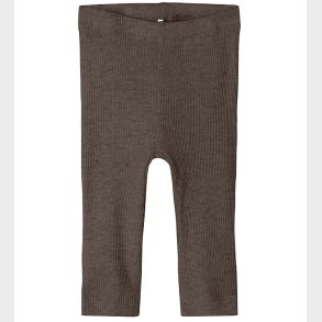 Name It Leggings - Noos - Rib - NbnKab - Delicioso Melange