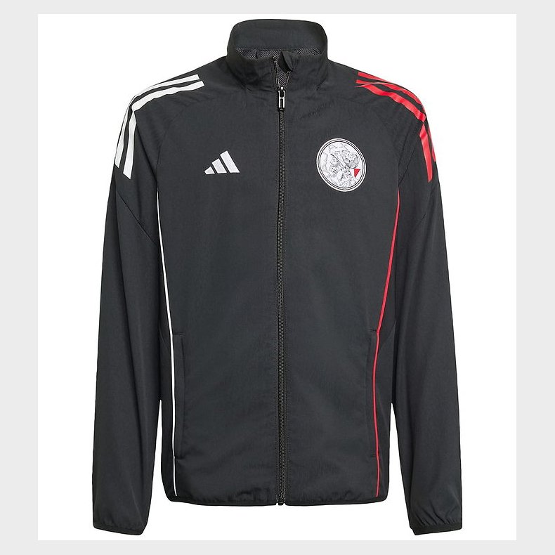 adidas Performance Cardigan - AJAX PRE JKTY - BLACK/WHITE/BOLRED