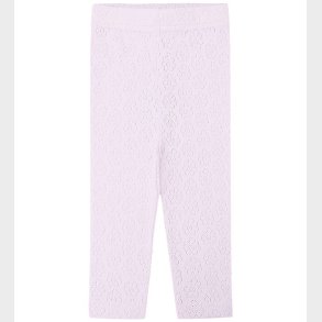 Hust and Claire Leggings - Lisa Pointelle Flower - Lavender