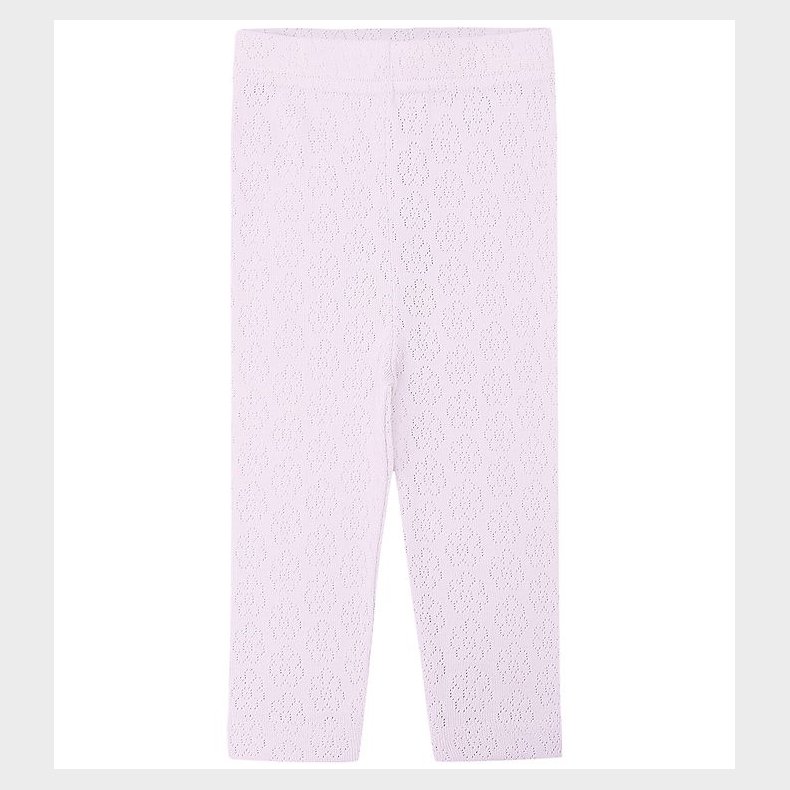 Hust and Claire Leggings - Lisa Pointelle Flower - Lavender