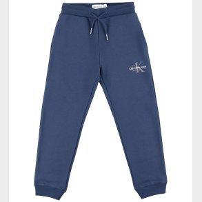 Calvin Klein Sweatpants - Monogram Logo - Blue Jean