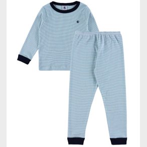 Petit Bateau Nattj - 2-Delt - Adriatic/Marshmallow