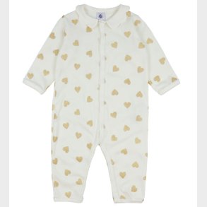 Petit Bateau Natdragt - Milk m. Glitter Hjerter