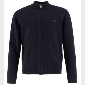 Emporio Armani Cardigan - Strik - Uld - Blue Navy