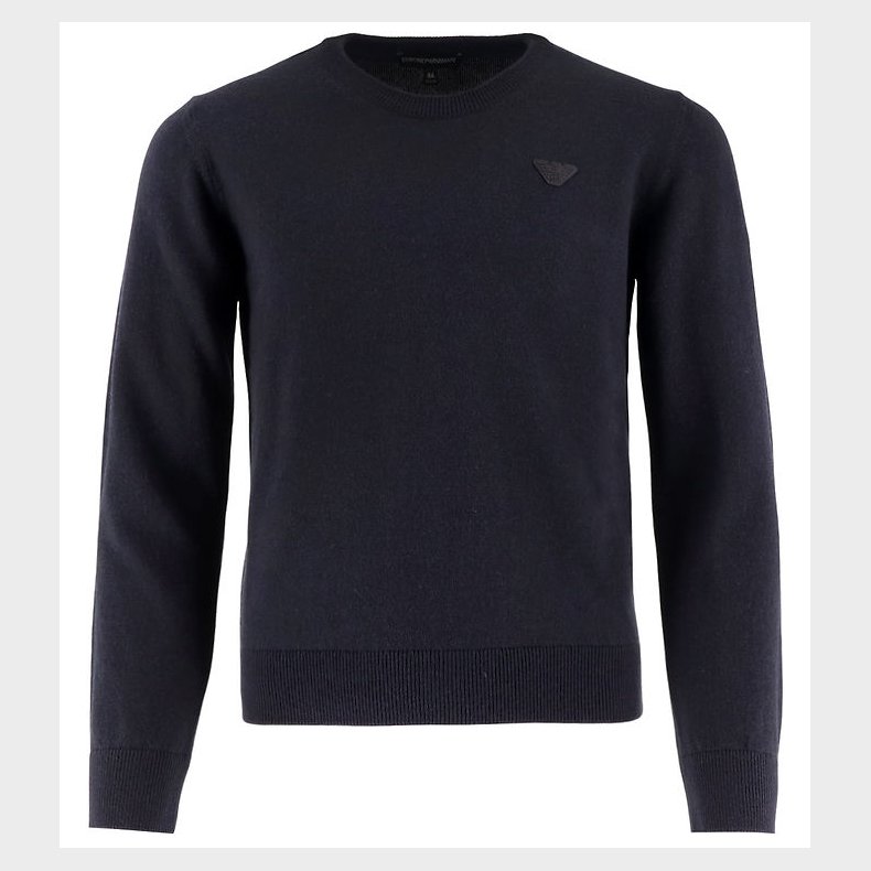 Emporio Armani Bluse - Strik - Uld - Blue Navy