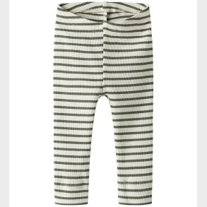 Name It Leggings - Rib - Noos - NbnBani - Dusty Olive