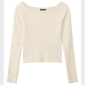 LMTD Bluse - Strik - NlfLarin - Antique White