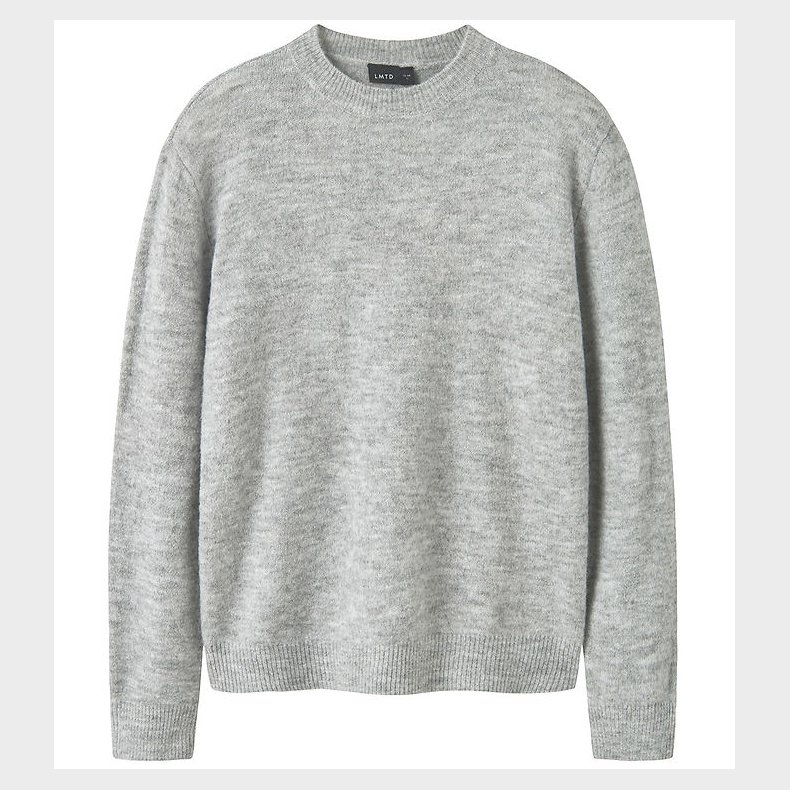 LMTD Bluse - Strik - NlmOdett - Light Grey Melange