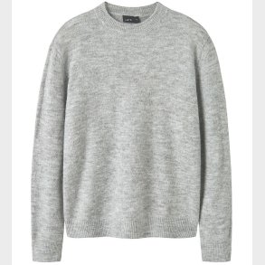 LMTD Bluse - Strik - NlmOdett - Light Grey Melange