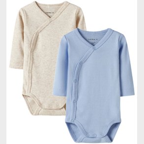 Name It Sl-om Bodyer l/ - Noos - NbnBody - 2-pak - Chambray Bl