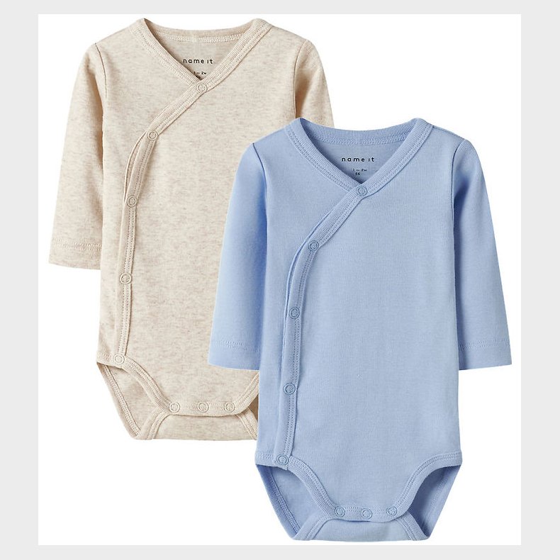 Name It Sl-om Bodyer l/ - Noos - NbnBody - 2-pak - Chambray Bl