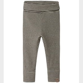 Name It Leggings - Rib - NbnBerro - Seal Brown