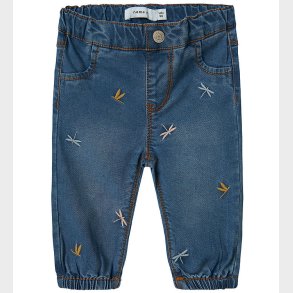 Name It Jeans - NbfRose - Shaped - Medium Blue Denim/Moth Embroi
