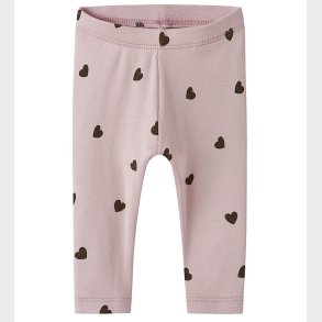 Name It Legging - NbfkHeart - Burnished Lilac