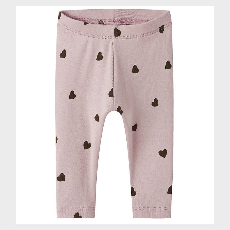 Name It Legging - NbfkHeart - Burnished Lilac