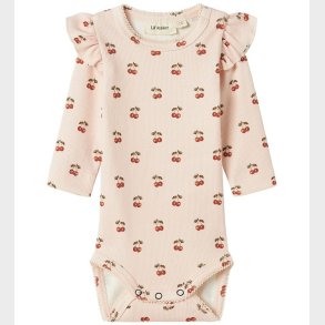 Lil Atelier Body l/� - Rib - Noos - NbfLavo - Silver Peony m. Ki