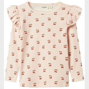 Lil Atelier Bluse - Rib - NmfLavo - Silver Peony