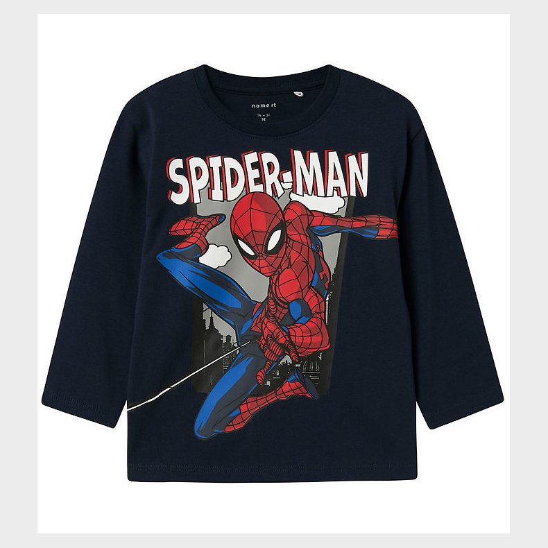 Name It Bluse - NmmJuice - Spiderman - Navy Blazer