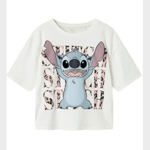 Name It T-shirt - NkfJixi - Stitch - Bright White